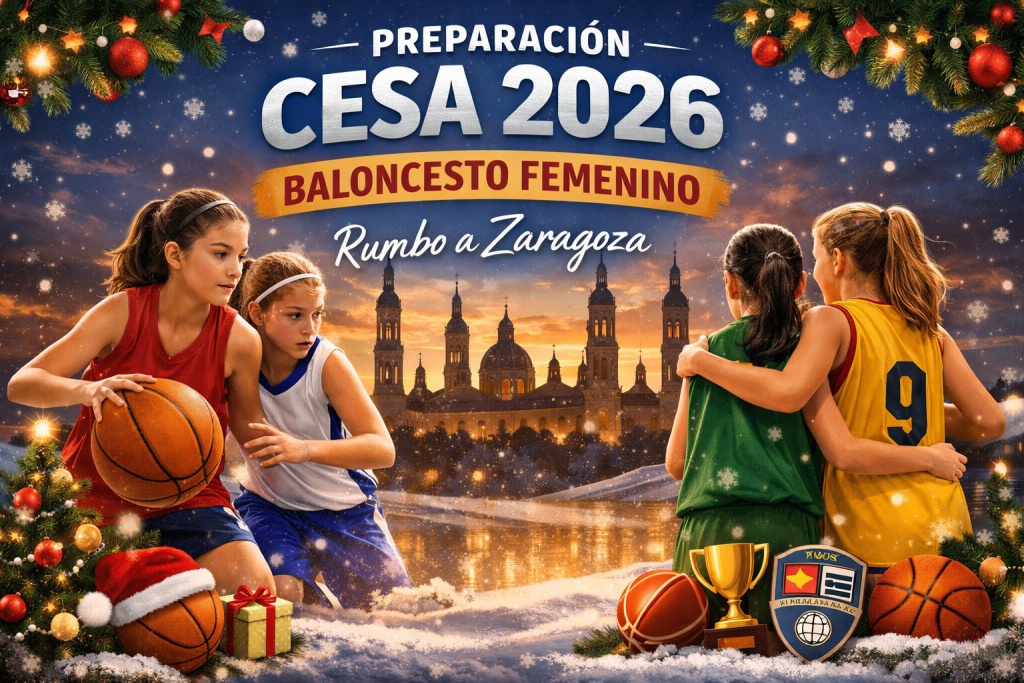 Preparación del CESA 2026 de baloncesto femenino con torneos navideños de selecciones autonómicas infantiles y cadetes