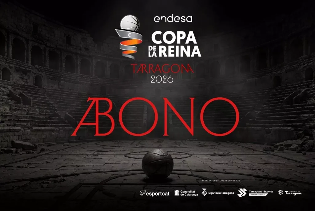 Entradas y Abonos de la Copa de la Reina 2026 en Tarragona, imagen oficial del evento de baloncesto femenino