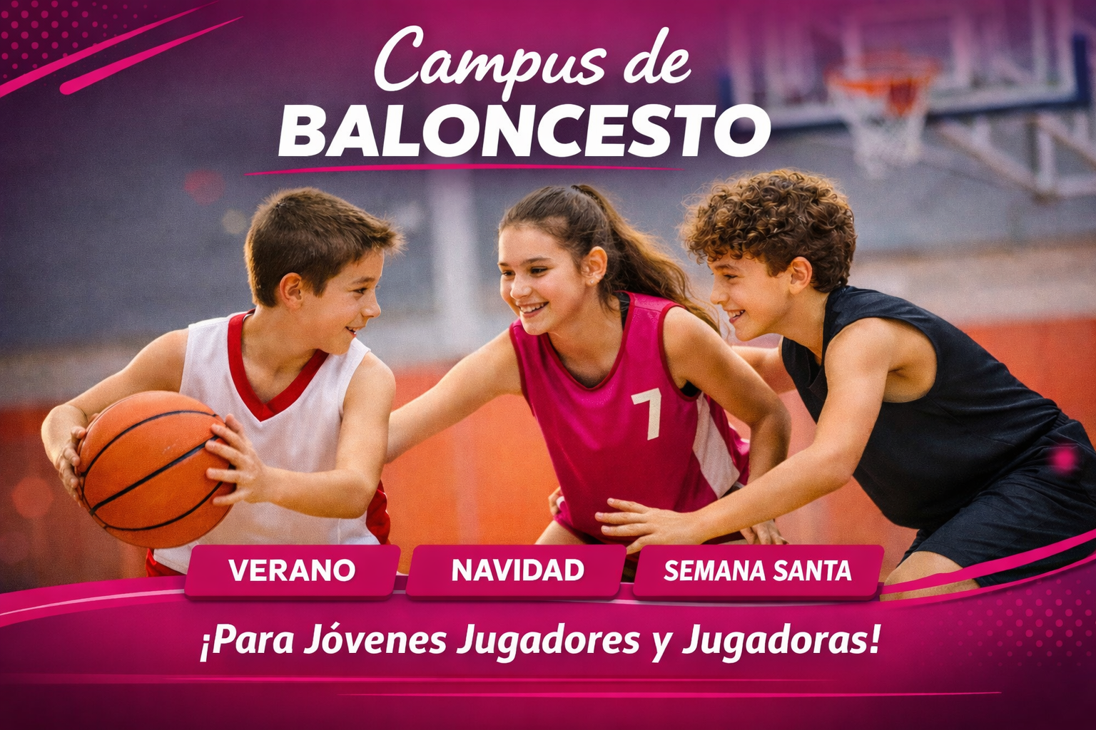 Campus de Baloncesto para jóvenes – entrenamiento, diversión y desarrollo en España