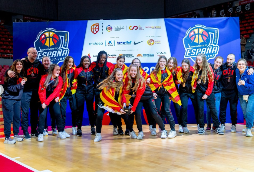 Celebración de Cataluña de medalla de bronce CESA 2026