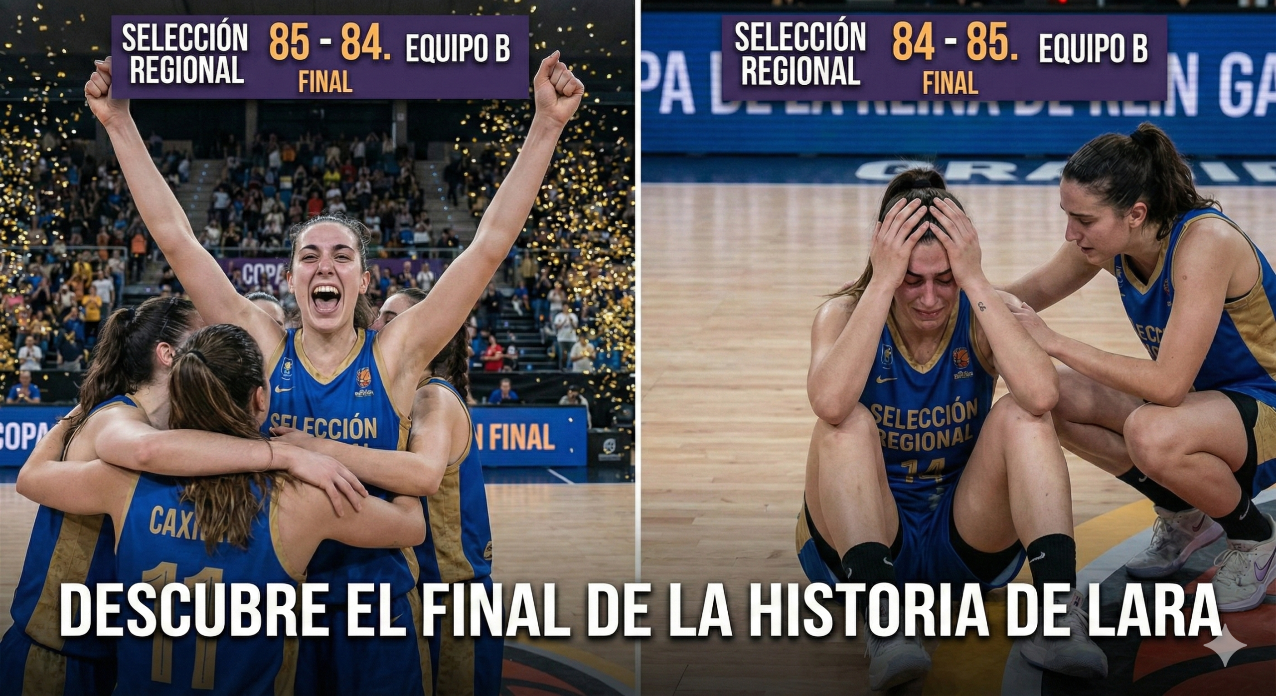 El desenlace de la historia de Lara en el Baloncesto Femenino y la copa de la reina