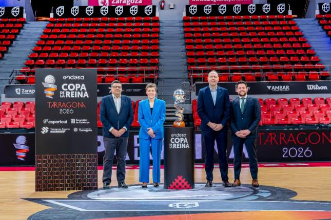 Presentación de la sede de la copa de la reina en tarragona 2026 y la Minicopa de la reina de baloncesto