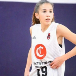 Cloe jugadora infantil casademont zaragoza, su experiencia en la Minicopa y la copa de la reina