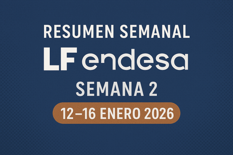 Resumen semanal LF Endesa Semana 2, del 12 al 16 de enero de 2026