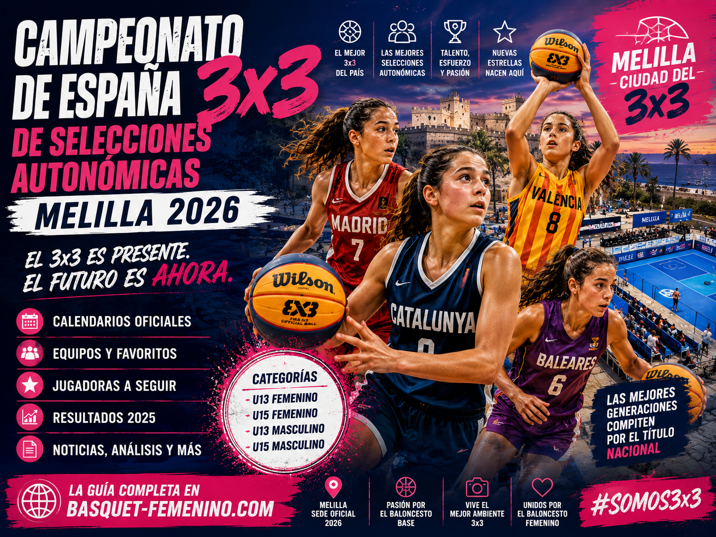 Campeonato de España 3x3 Melilla 2026 U13 y U15