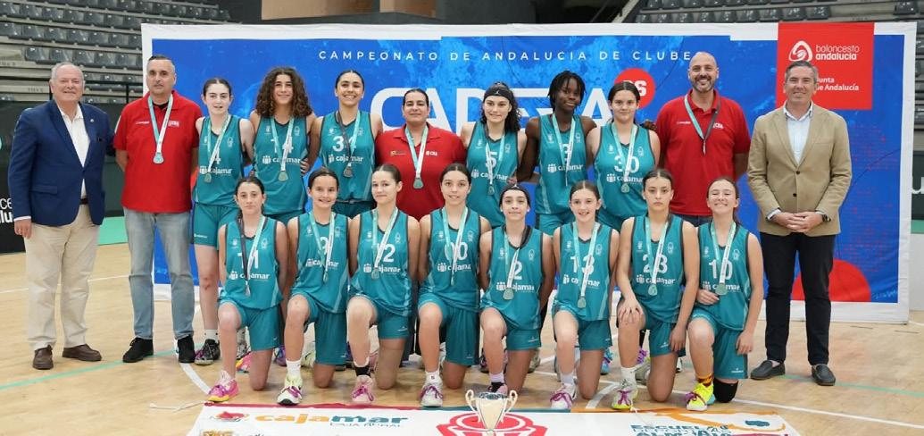 Plantilla infantil femenino 2026 CB ALMERÍA VERDE GRUPO A