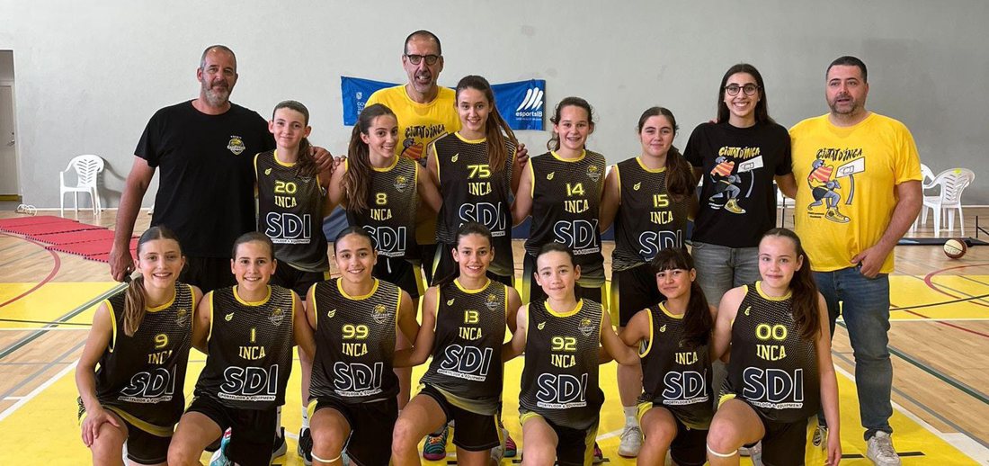 Plantilla infantil femenino 2026 CIUTAT D’INCA BÀSQUET SDI SPORTFLOOR GRUPO H