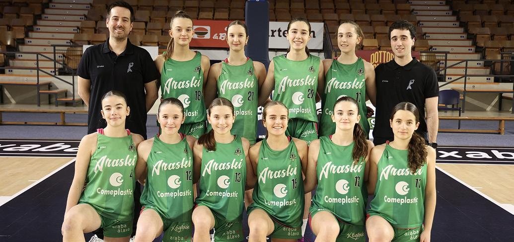 Plantilla infantil femenino 2026 COMEPLASTIC ARASKI GRUPO A