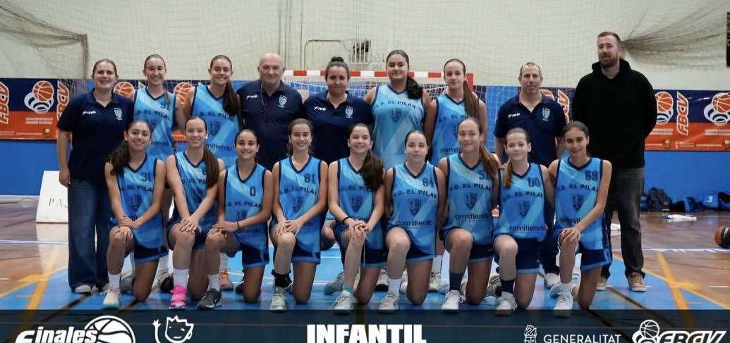 Plantilla infantil femenino 2026 DORMITIENDA EL PILAR GRUPO D