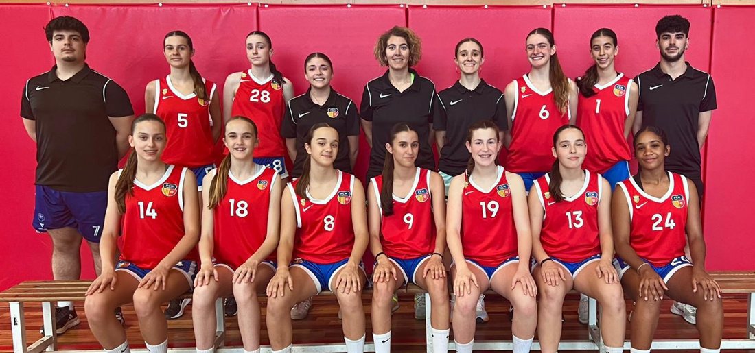 Plantilla infantil femenino 2026 FC MARTINENC BÀSQUET GRUPO D