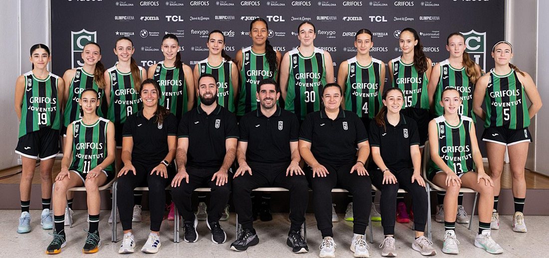 Plantilla infantil femenino 2026 JOVENTUT BADALONA GRUPO B