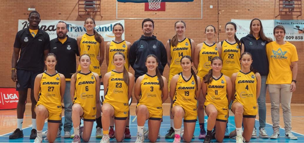 Plantilla infantil femenino 2026 MARCAVEL REAL CANOE NC GRUPO D