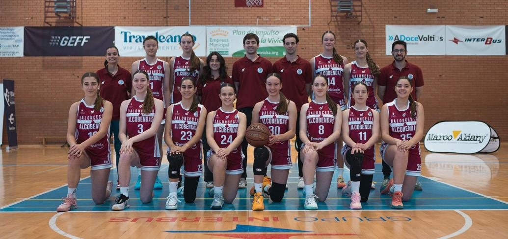 Plantilla infantil femenino 2026 TRAVELEANDO ALCOBENDAS GRUPO C