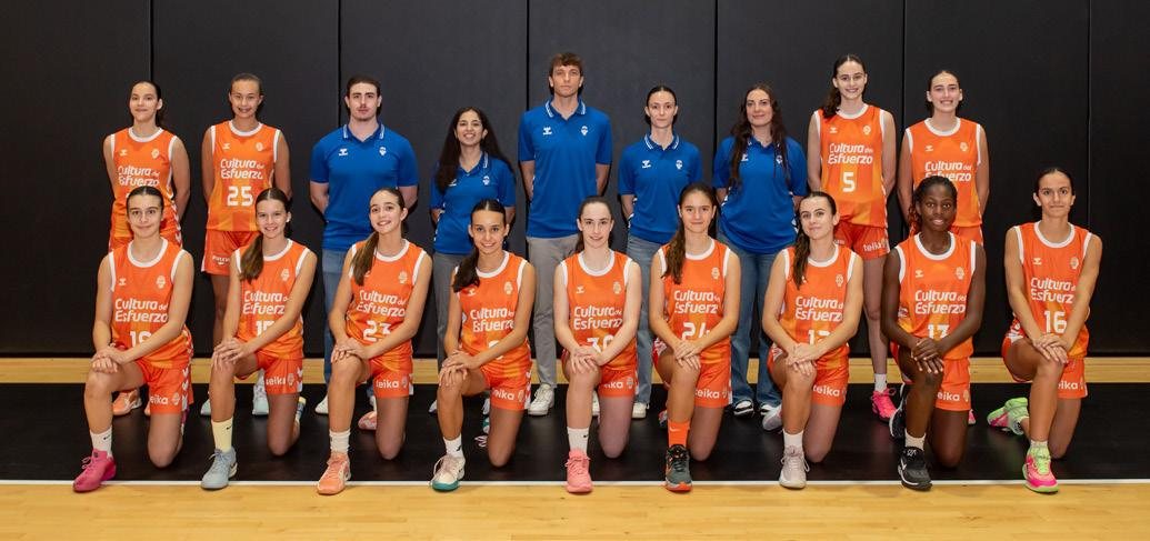 Plantilla infantil femenino 2026 VALENCIA BASKET GRUPO A