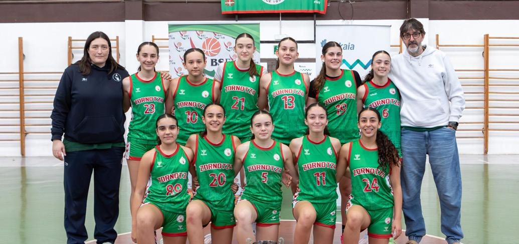 Plantilla infantil femenino 2026 ZORNOTZA ST 2012 GRUPO F