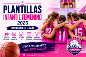 Plantillas Infantil Femenino 2026: rosters y fotos por grupos